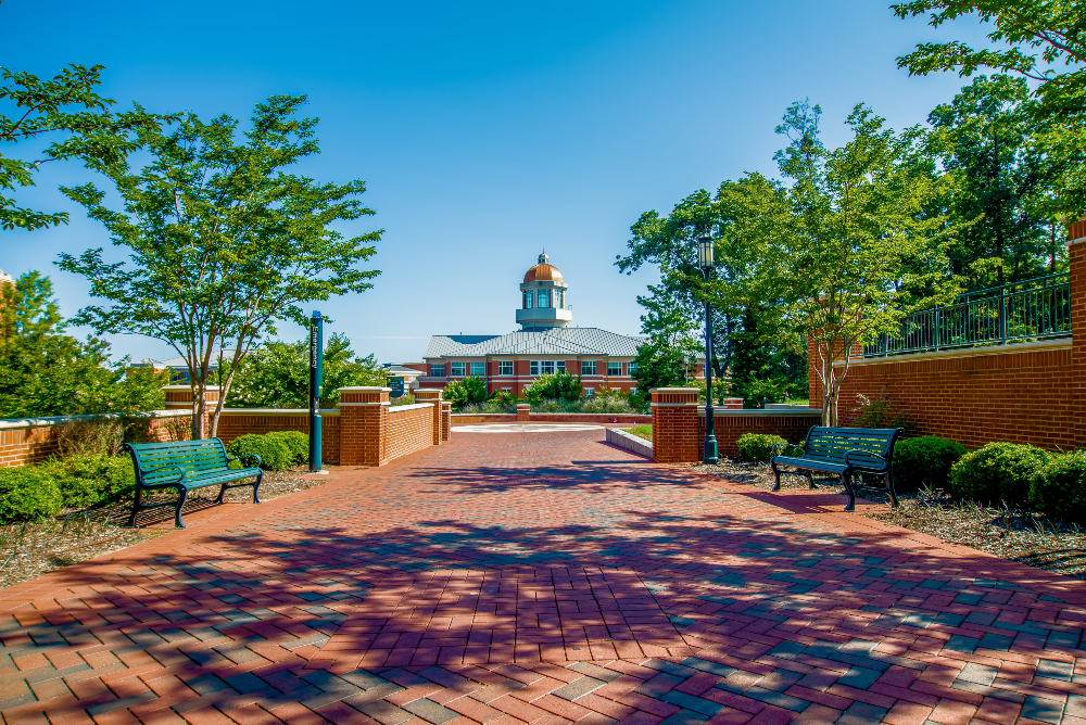 College campus safe landscaping