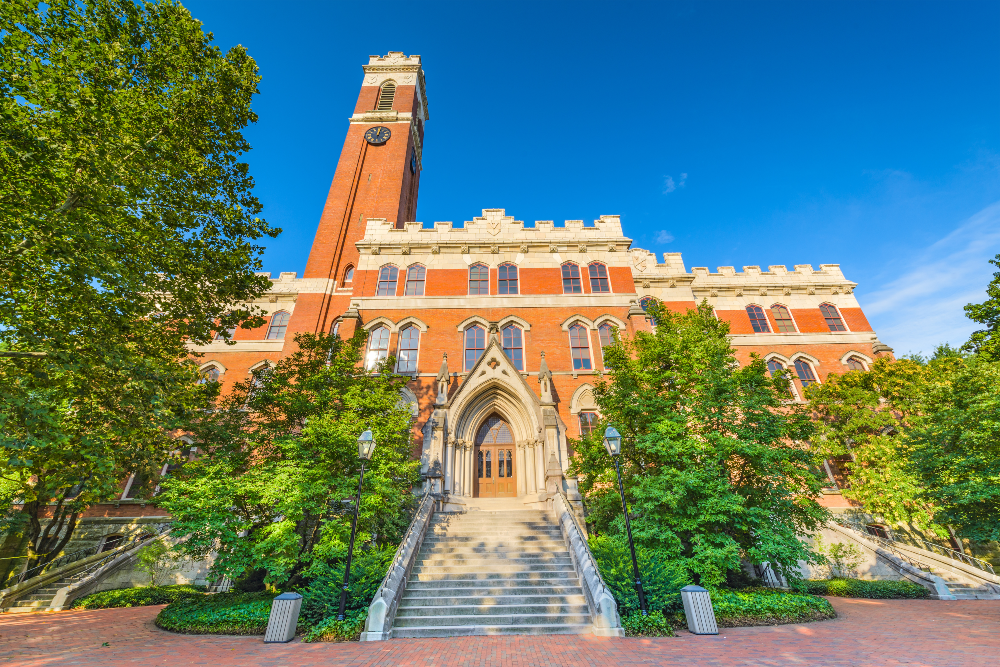 College campus safe landscaping