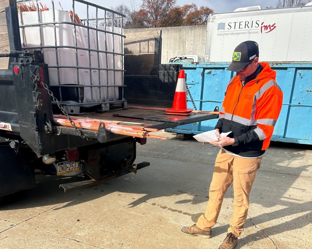 commercial property snow services snow_staking