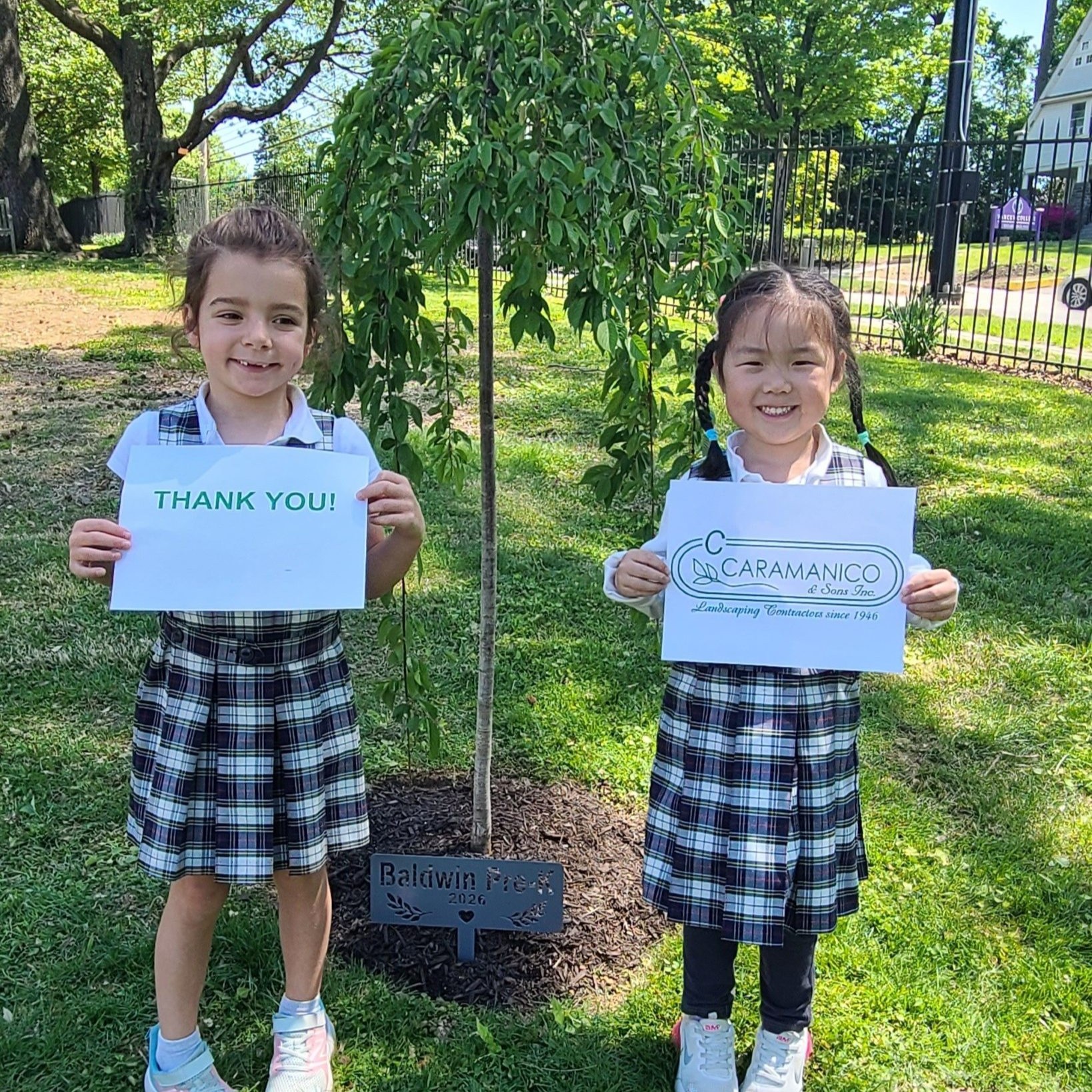 tree donation event The Baldwin School