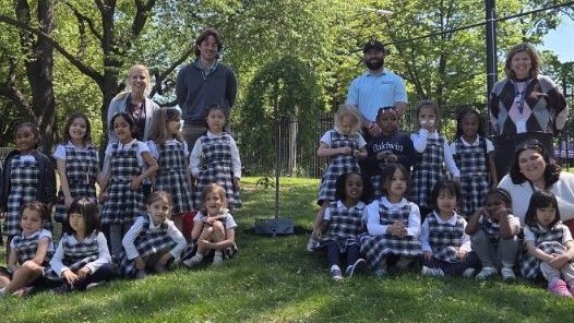 tree donation event The Baldwin School