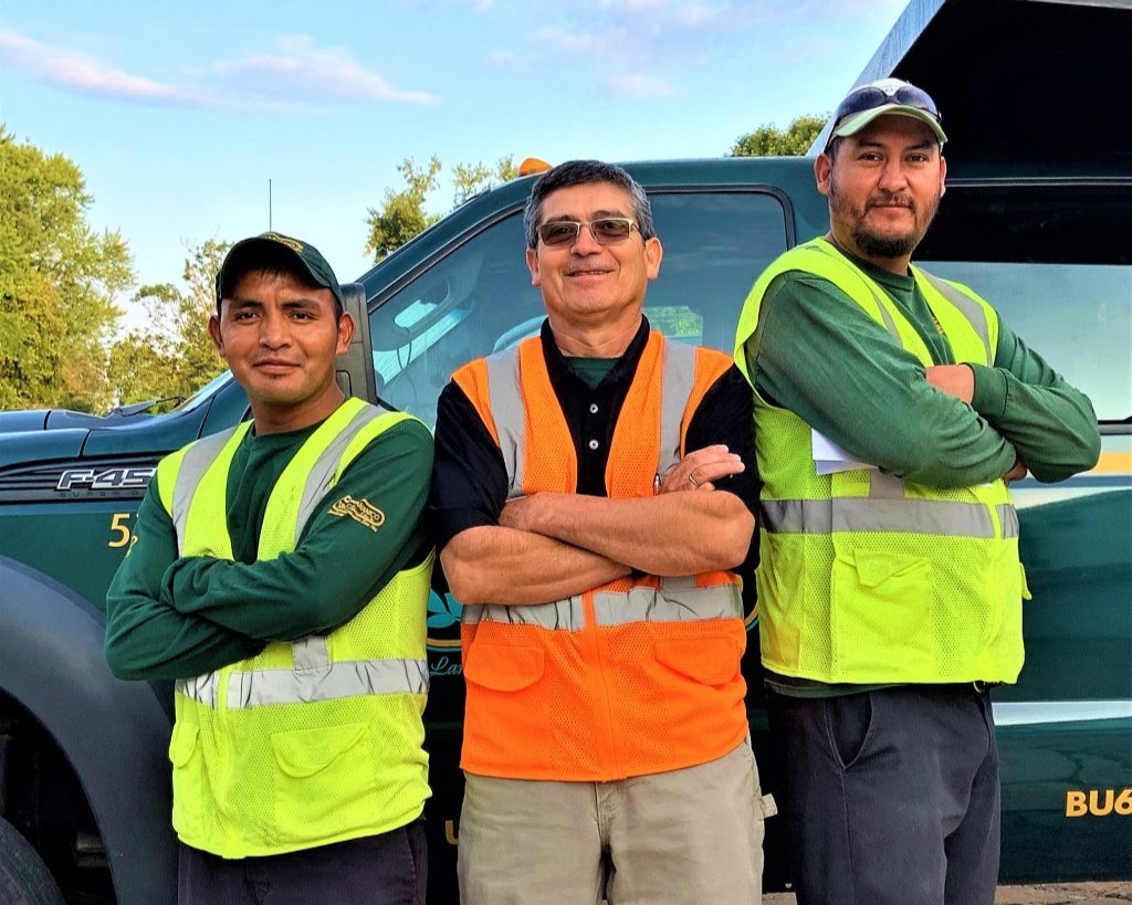 commercial landscape management team